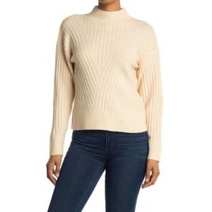 Shopie Rue Mock Neck Ribbed Sweater Size Medium New with Tags‎